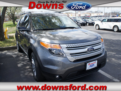 ford explorer 2013 gray suv xlt flex fuel 6 cylinders 4 wheel drive automatic 08753