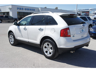 ford edge 2011 white suv sel gasoline 6 cylinders front wheel drive shiftable automatic 77388
