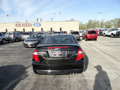 ford fusion 2012 black sedan se gasoline 4 cylinders front wheel drive automatic with overdrive 60546