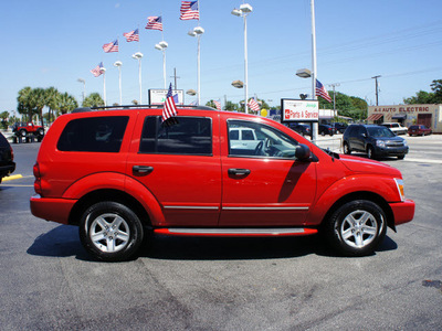 dodge durango 2005 red suv limited gasoline 8 cylinders rear wheel drive automatic 33021