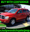 dodge durango 2005 red suv limited gasoline 8 cylinders rear wheel drive automatic 33021