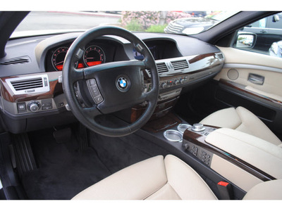 bmw 7 series 2007 white sedan 750li gasoline 8 cylinders rear wheel drive automatic 91761