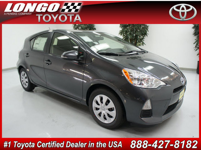 toyota prius c 2012 gray hatchback hybrid 4 cylinders front wheel drive not specified 91731
