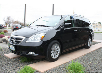 honda odyssey 2007 black van touring gasoline 6 cylinders front wheel drive automatic with overdrive 99352