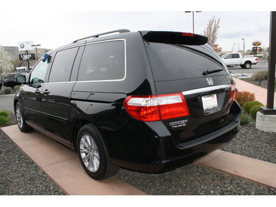 honda odyssey 2007 black van touring gasoline 6 cylinders front wheel drive automatic with overdrive 99352