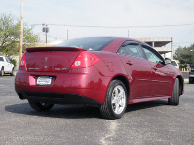pontiac g6 2009 red sedan gt flex fuel 6 cylinders front wheel drive shiftable automatic 61832
