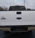 ford f 150 2008 white lariat flex fuel 8 cylinders 4 wheel drive automatic with overdrive 28557