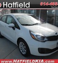 kia rio 2012 white sedan lx gasoline 4 cylinders front wheel drive not specified 43228