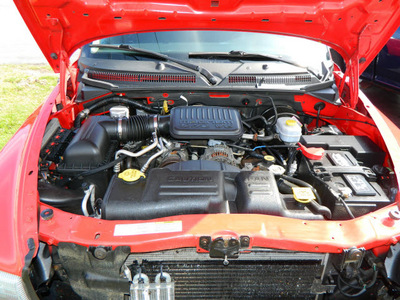 dodge dakota 2004 red pickup truck sxt gasoline 6 cylinders 4 wheel drive automatic 14224