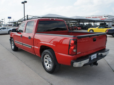 chevrolet silverado 1500 2005 red ls gasoline 8 cylinders rear wheel drive automatic 76087