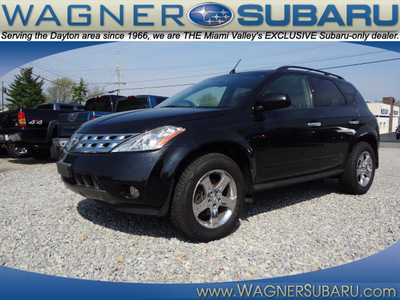 nissan murano 2003 black suv sl gasoline 6 cylinders all whee drive automatic 45324