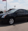 nissan sentra 2012 black sedan gasoline 4 cylinders front wheel drive automatic with overdrive 76018