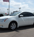 nissan sentra 2011 white sedan gasoline 4 cylinders front wheel drive automatic with overdrive 76018