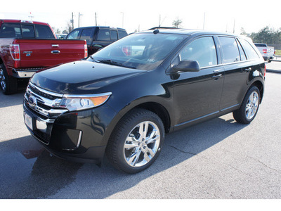 ford edge 2012 black suv sel gasoline 6 cylinders front wheel drive shiftable automatic 77388