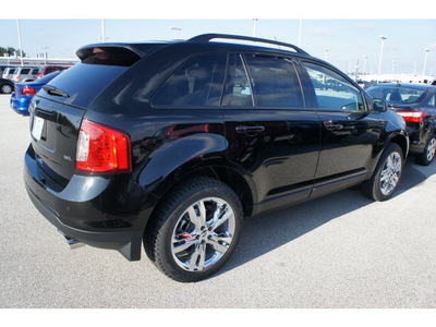 ford edge 2012 black suv sel gasoline 6 cylinders front wheel drive shiftable automatic 77388