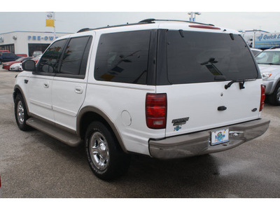 ford expedition 2001 off white suv eddie bauer gasoline 8 cylinders rear wheel drive automatic 77388