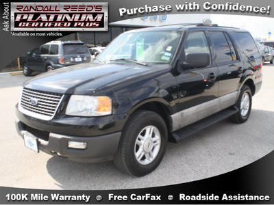 ford expedition 2003 black suv xlt value gasoline 8 cylinders sohc rear wheel drive automatic 77388