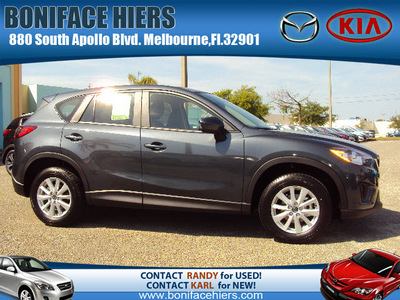 mazda cx 5 2013 gray sport fwd gasoline 4 cylinders front wheel drive 6 speed manual 32901