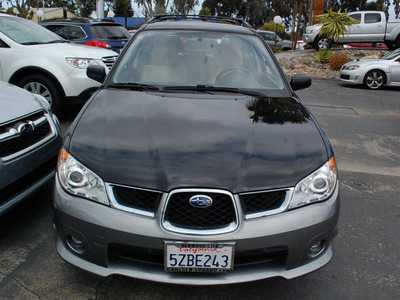 subaru impreza 2007 black wagon outback sport special edition gasoline 4 cylinders all whee drive 5 speed manual 94063