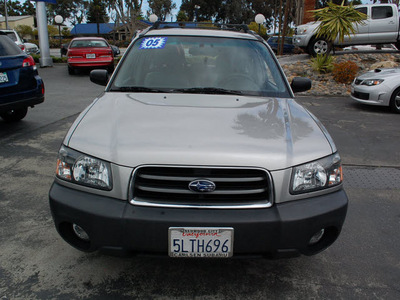 subaru forester 2005 silver suv x gasoline 4 cylinders all whee drive automatic 94063
