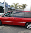 chrysler town and country 2000 red van lxi gasoline v6 front wheel drive automatic 94063