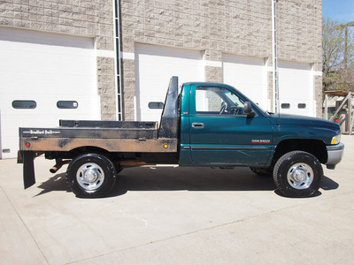 dodge ram pickup 2500 1998 dark green pickup truck slt diesel 6 cylinders 4 wheel drive 5 speed manual 80301