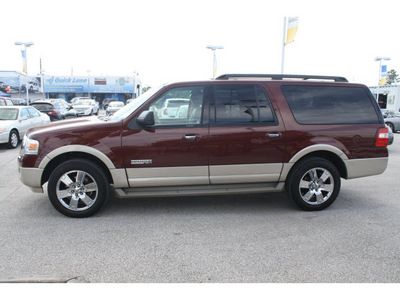 ford expedition el 2007 dk  brown suv eddie bauer gasoline 8 cylinders rear wheel drive 6 speed automatic 77388