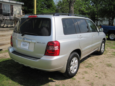 toyota highlander 2001 silver suv gasoline 4 cylinders front wheel drive automatic 77379