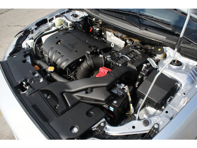mitsubishi lancer 2009 silver sedan es gasoline 4 cylinders front wheel drive automatic 78238