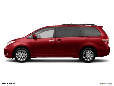 toyota sienna 2012 dk  red van xle 8 passenger gasoline 6 cylinders front wheel drive automatic 55448