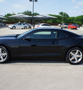 chevrolet camaro 2012 black coupe gasoline 6 cylinders rear wheel drive automatic 76087