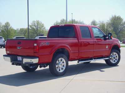 ford f 250 super duty 2012 red lariat biodiesel 8 cylinders 4 wheel drive automatic 62708