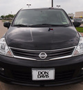 nissan versa 2011 black hatchback 1 8 sl gasoline 4 cylinders front wheel drive automatic with overdrive 76018