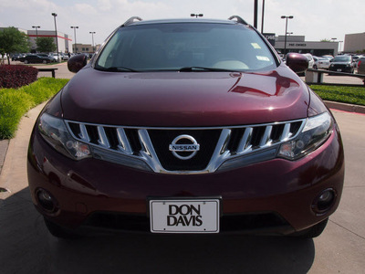 nissan murano 2009 dk  red suv sl gasoline 6 cylinders front wheel drive automatic with overdrive 76018