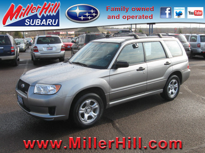 subaru forester 2007 silver suv 2 5 x gasoline 4 cylinders all whee drive automatic 55811