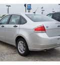 ford focus 2011 silver sedan se gasoline 4 cylinders front wheel drive automatic 77090