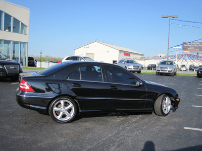 mercedes benz c class 2006 black sedan c230 sport gasoline 6 cylinders rear wheel drive automatic 46410