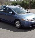 honda civic 2007 blue sedan lx gasoline 4 cylinders front wheel drive manual 06019