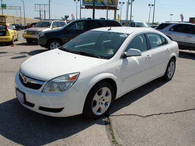 saturn aura 2007 white sedan xe gasoline 6 cylinders front wheel drive automatic 67210