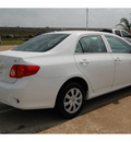 toyota corolla 2010 white sedan le gasoline 4 cylinders front wheel drive automatic 77065