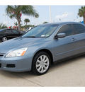 honda accord 2007 lt  blue sedan special edition v 6 gasoline 6 cylinders front wheel drive automatic 77065