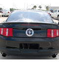 ford mustang 2011 black coupe v6 gasoline 6 cylinders rear wheel drive 6 speed manual 77065