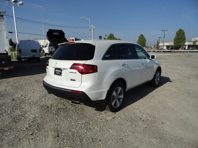 acura mdx 2012 white suv tech awd gasoline 6 cylinders all whee drive automatic with overdrive 60462