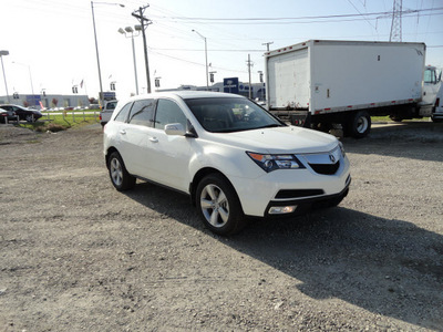 acura mdx 2012 white suv tech awd gasoline 6 cylinders all whee drive automatic with overdrive 60462