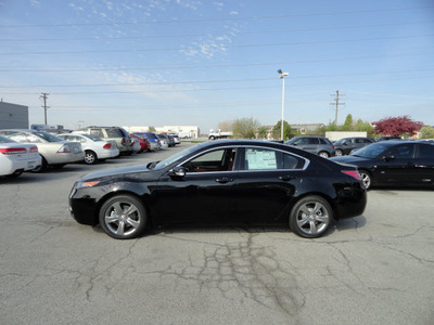 acura tl 2012 black sedan sh tech awd gasoline 6 cylinders all whee drive automatic with overdrive 60462
