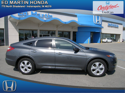 honda accord crosstour 2010 dk  gray wagon exl nav gasoline 6 cylinders front wheel drive automatic 46219