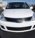 nissan versa 2010 white hatchback gasoline 4 cylinders front wheel drive automatic 19153