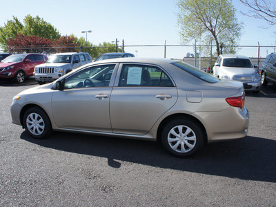 toyota corolla 2009 gold sedan gasoline 4 cylinders front wheel drive automatic 19153