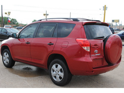 toyota rav4 2007 red suv gasoline 4 cylinders front wheel drive automatic 77037