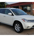 nissan murano 2007 off white suv sl gasoline 6 cylinders front wheel drive automatic 77037